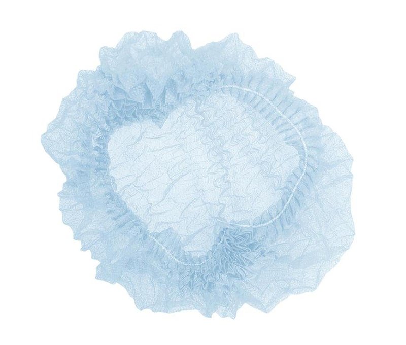 Шапочка одноразовая Шарлотта, голубая (50 штук в упаковке), арт. 1407021